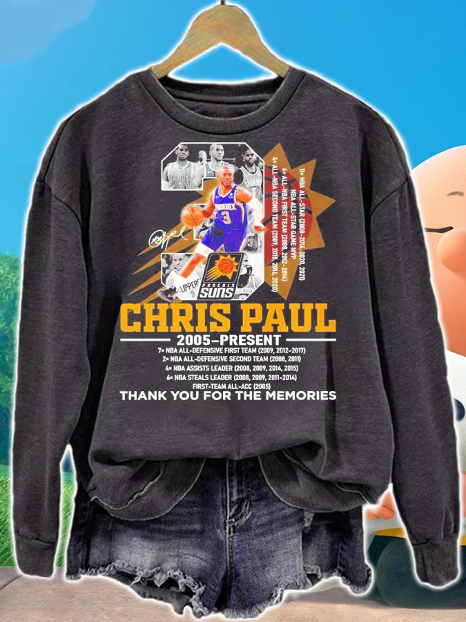 Chris Paul 2005-present Phoenix Suns signature shirt sweatshirt