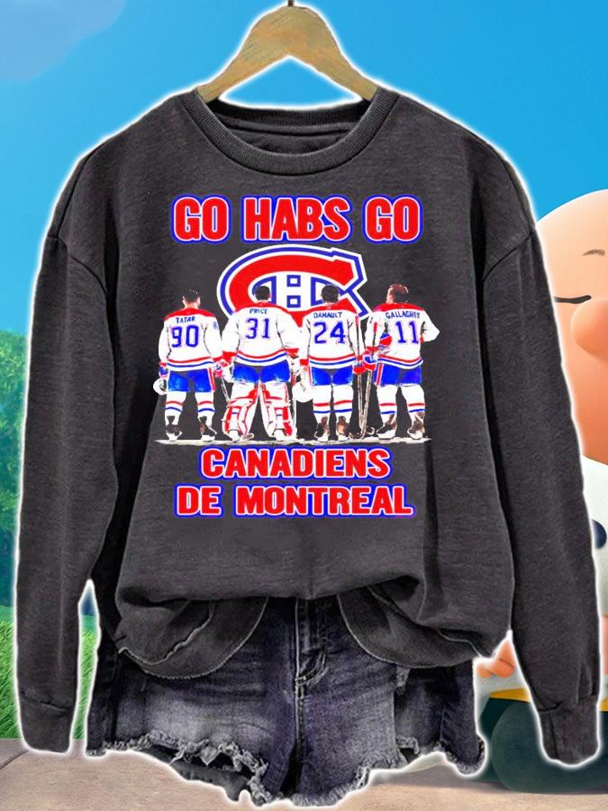 Go Habs Go Canadiens De Montreal t-shirt sweatshirt