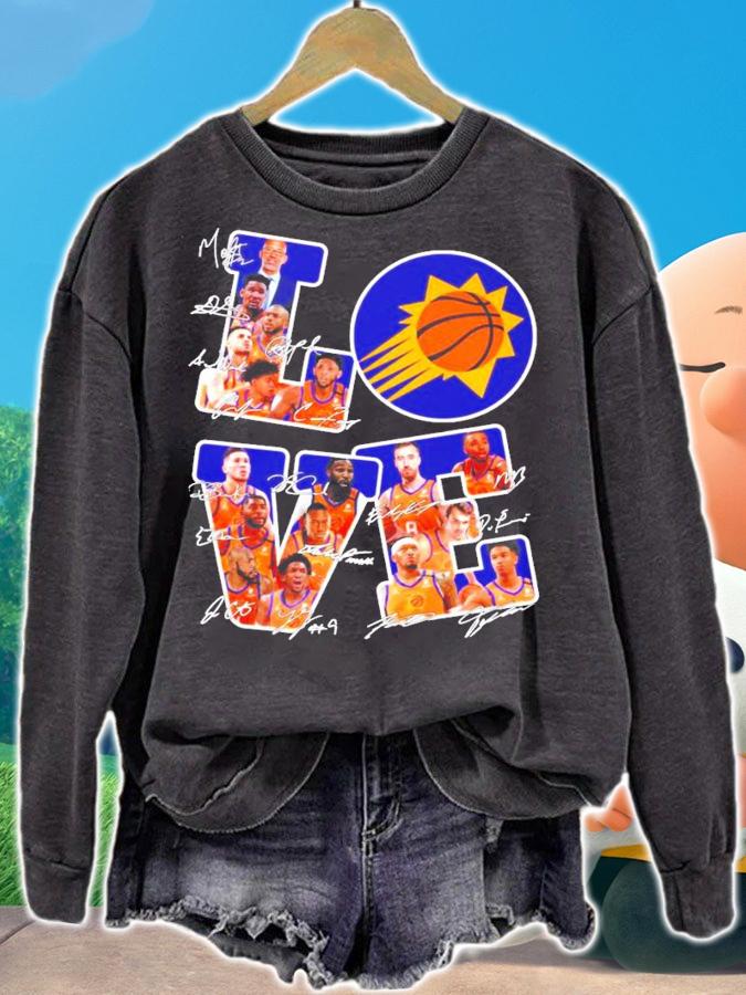 Phoenix Suns love all team shirt sweatshirt