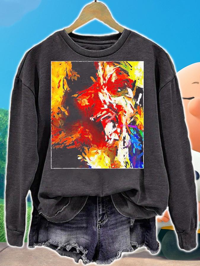 Totem Red Man and the Bird with the White Beak shirt sweatshirt