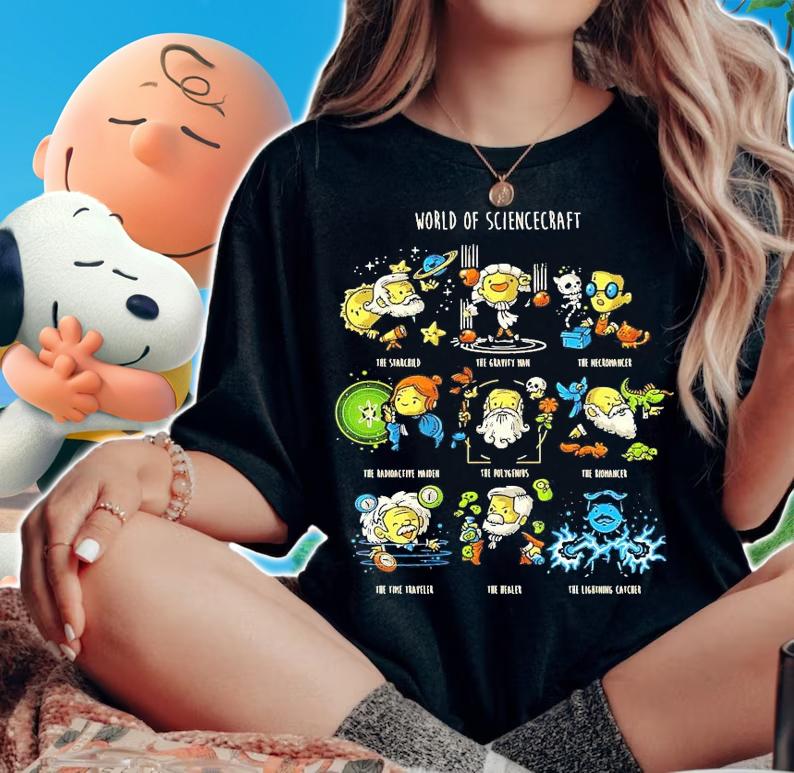 World of sciencecraft shirt woman shirt