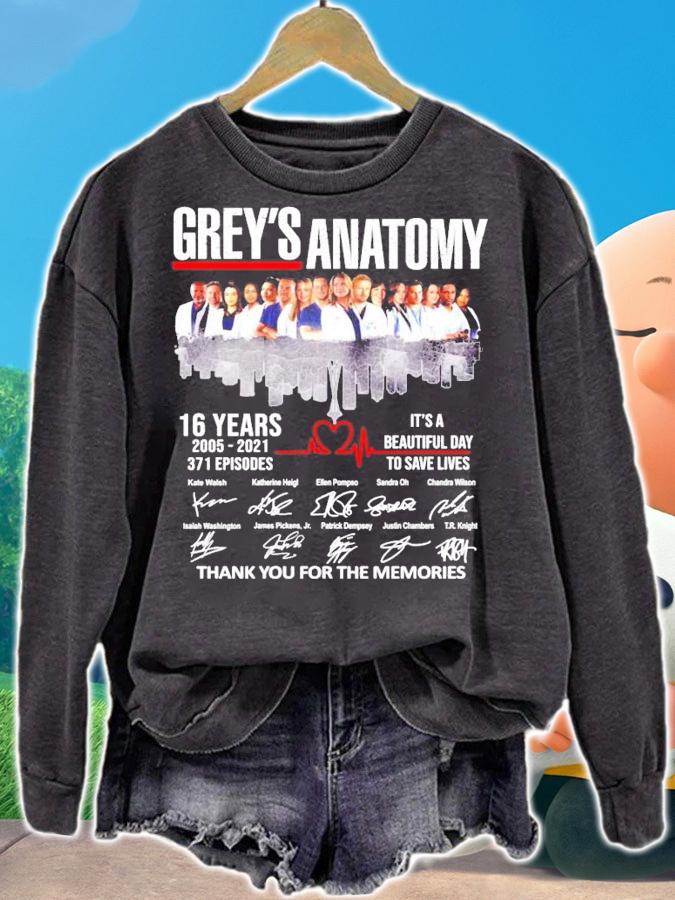 Grey's Anatomy 16 years 2005-2021 271 episodes it's a beautiful day to save lives shirt