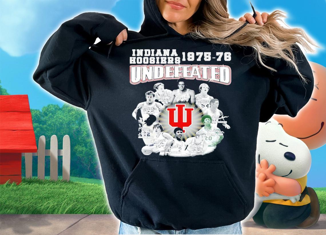 Indiana Hoosiers 1975-1976 Undefeated shirt