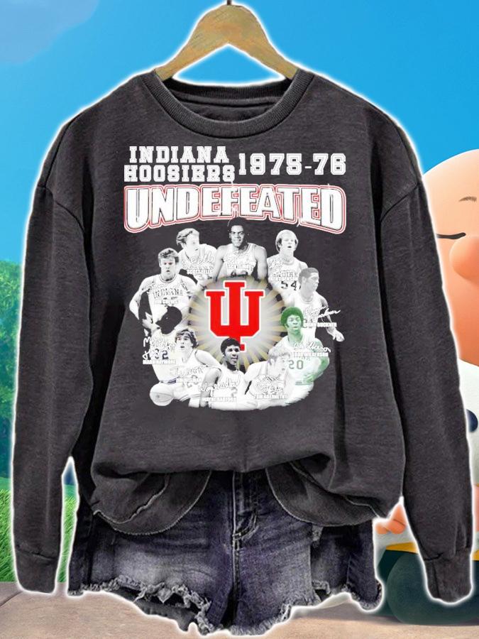 Indiana Hoosiers 1975-1976 Undefeated shirt