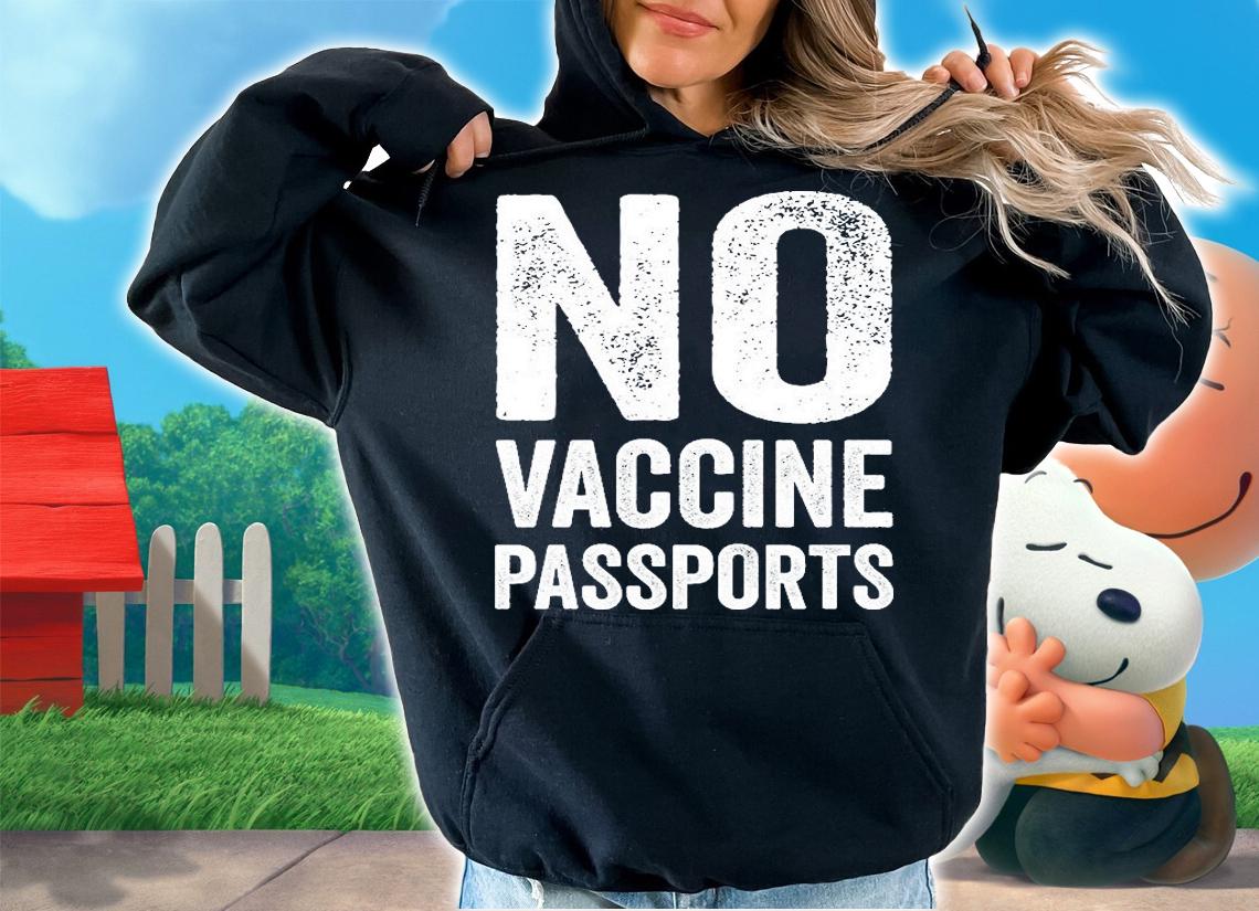 No Vaccine Passports Anti Mandatory Vaccine Educate Against Vaccination T-Shirt