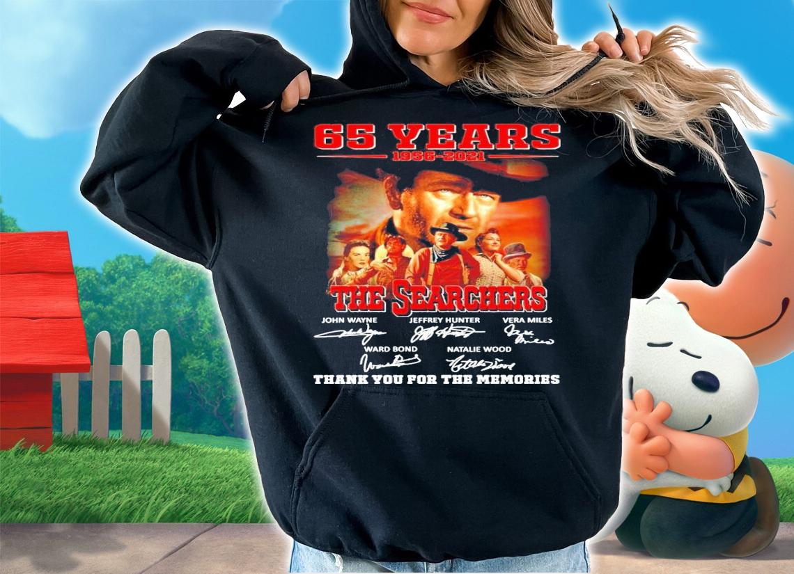 65 years 1956-2021 The Searchers thank you for the memories shirt