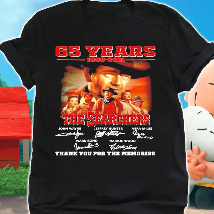 65 years 1956-2021 The Searchers thank you for the memories shirt