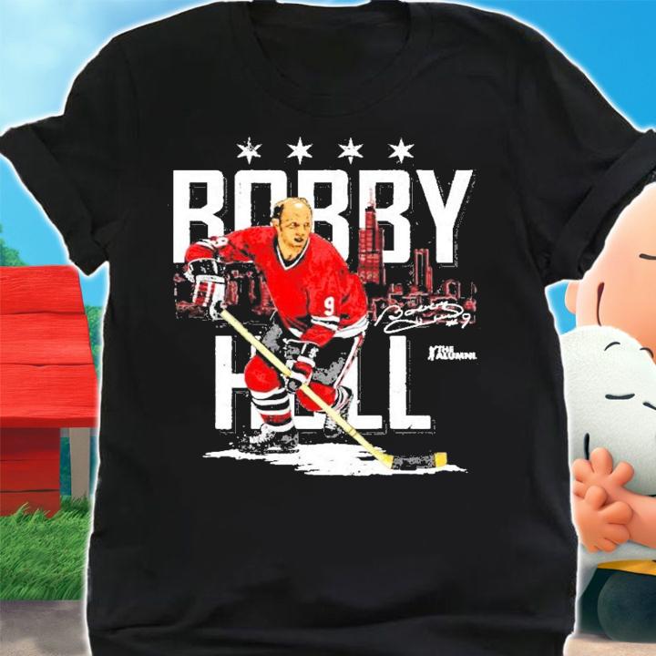 Bobby Hull Chicago hockey signature shirt shirt