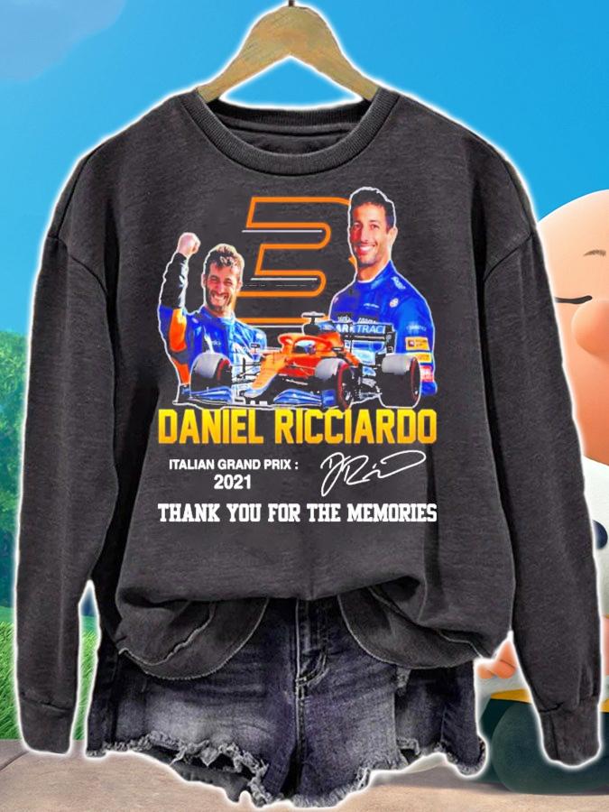 Daniel Ricciardo Italian Grand Prix 2021 signature shirt