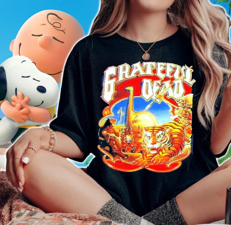Grateful Dead Europe image griffin 1996 shirt woman shirt
