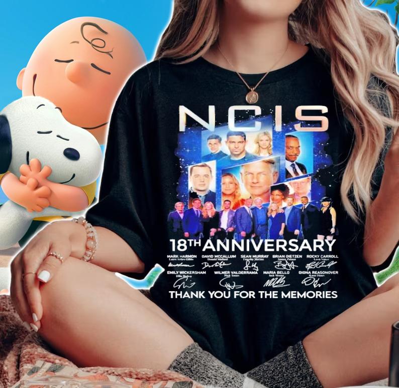 NCIS 18th anniversary signatures shirt woman shirt