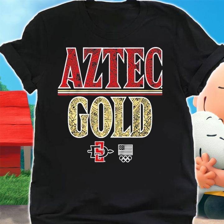 San Diego State Gold Medal U Aztec Gold shirt