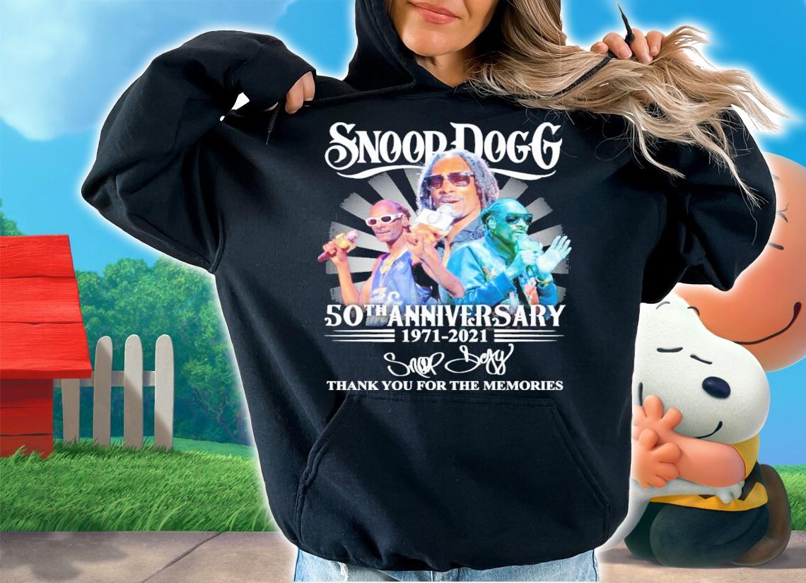 Snoop Dogg 50th anniversary 1971-2021 signature shirt