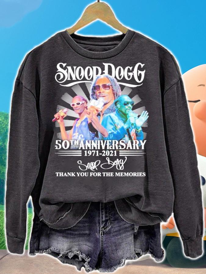 Snoop Dogg 50th anniversary 1971-2021 signature shirt