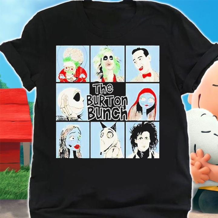 The Burton Bunch Halloween characters T-shirt shirt