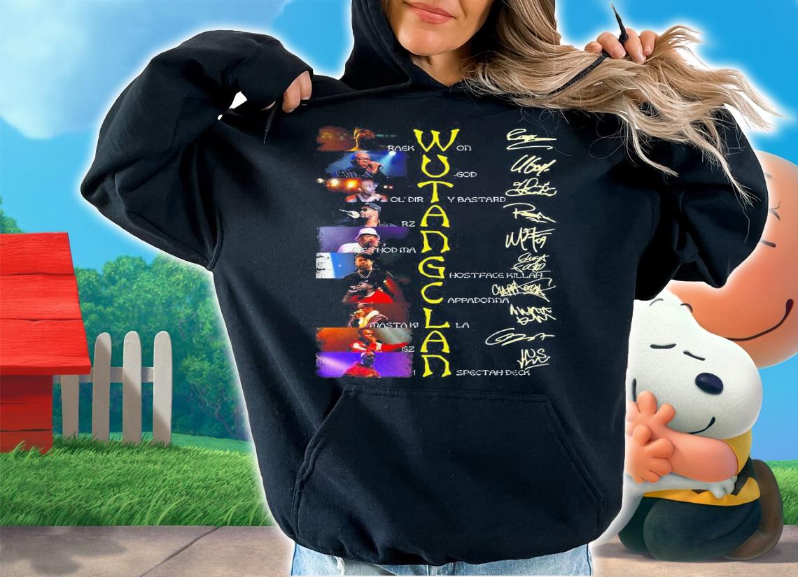 Wutang Clan Raekwon Ugod Oldirty Bastard Signatures Shirt hoodie