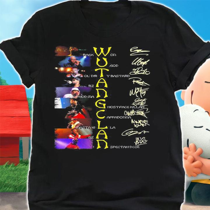 Wutang Clan Raekwon Ugod Oldirty Bastard Signatures Shirt shirt