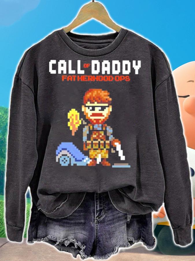 Call of daddy fatherhood ops Father's Day shirt sweatshirt