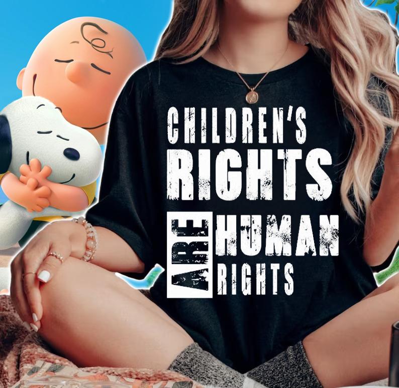 Children's Rights Are Human Rights T-Shirt woman shirt