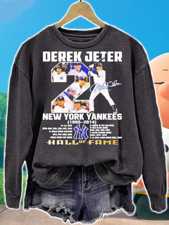 Derek Jeter New York Yankees 1995-2014 signature shirt sweatshirt