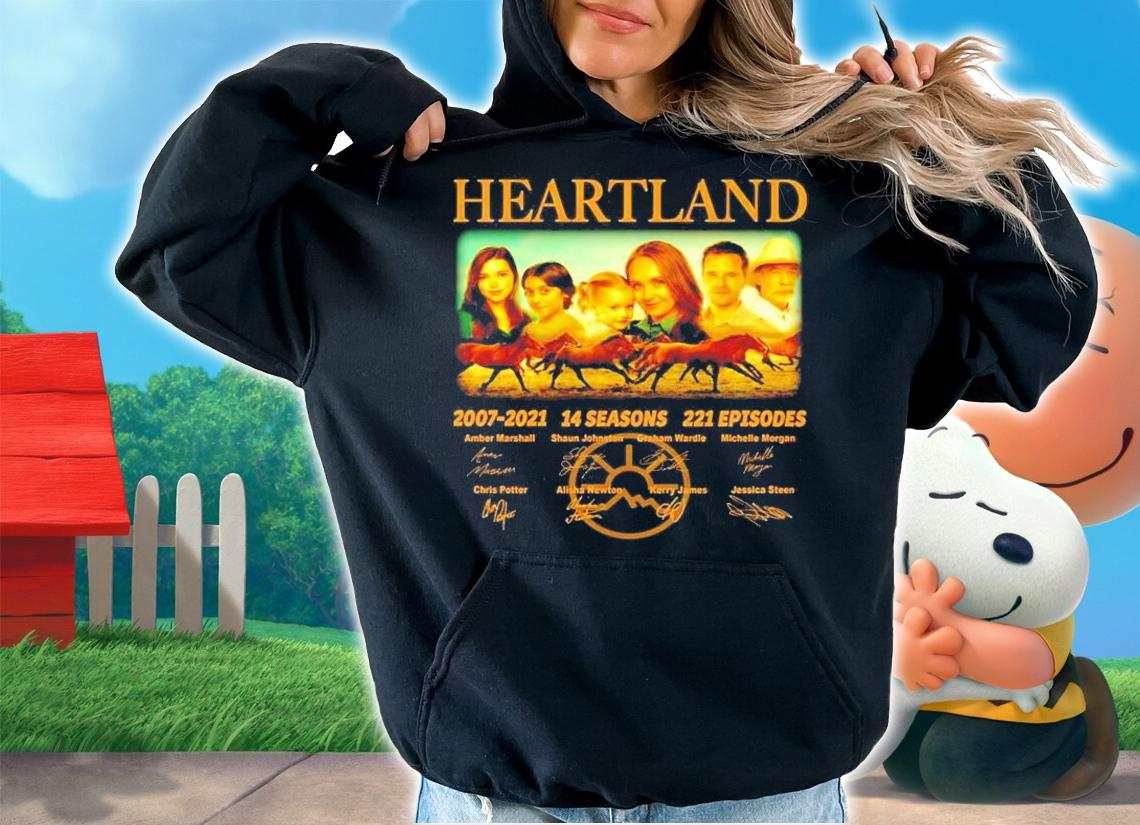 Heartland 2007-2021 14 seasons 221 episodes t-shirt