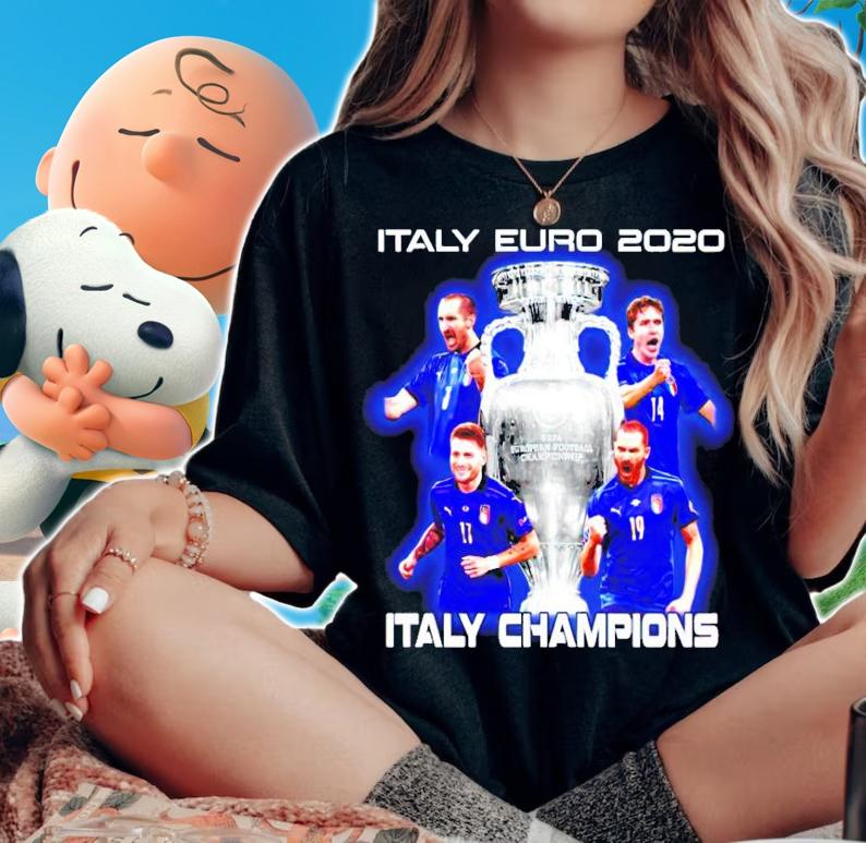 Italy Euro 2020 Italy Champions shirt woman shirt