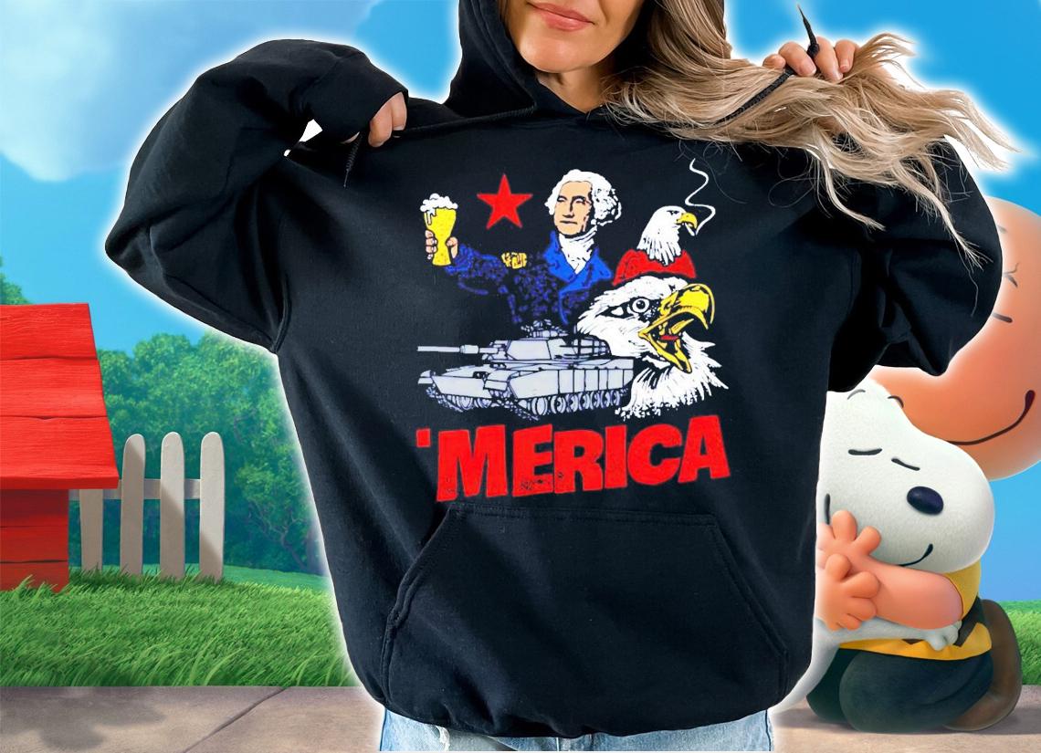 'Merica Eagle American shirt hoodie