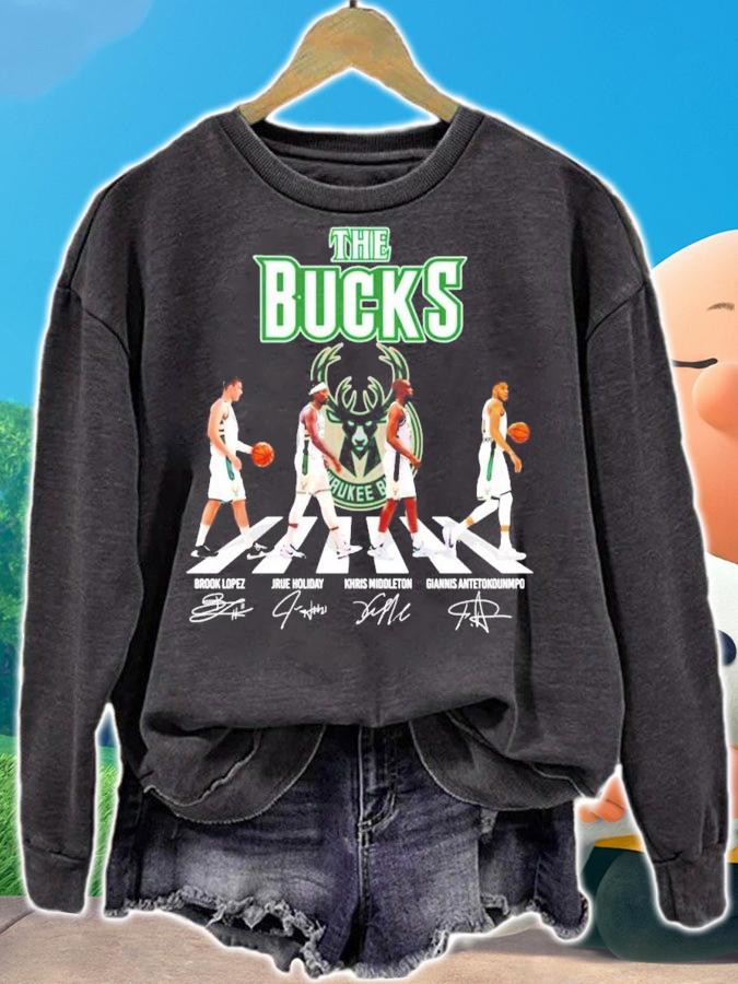 Official The Milwaukee Bucks Abbey Road shirt sweatshirt