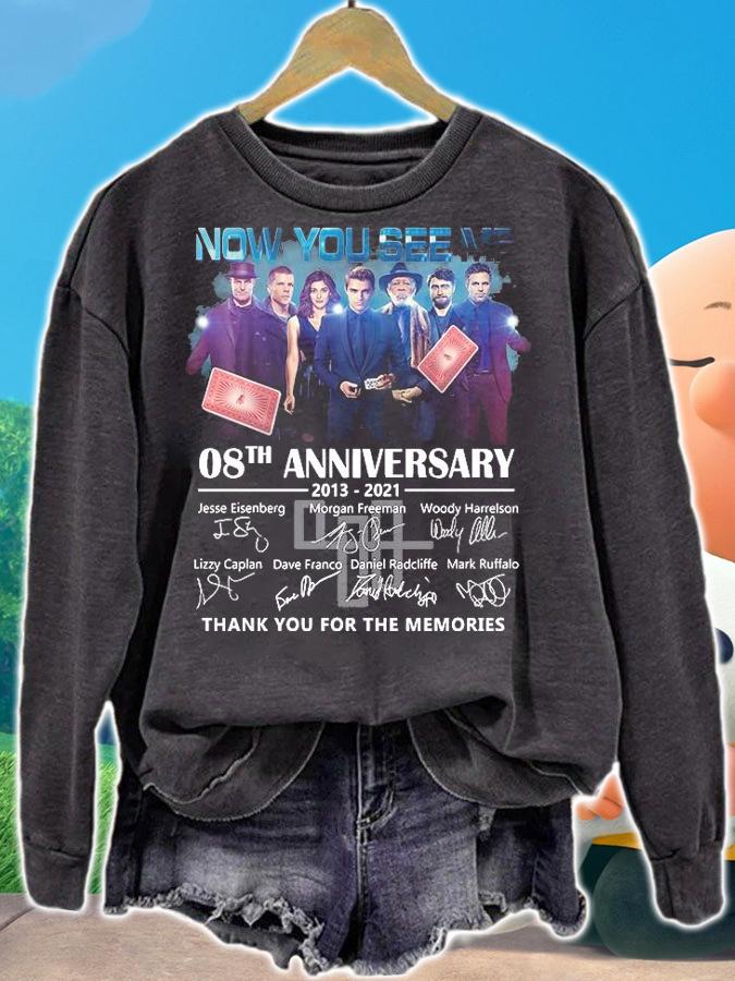 Premium now You See Me 08th anniversary 2013-2021 signature shirt sweatshirt