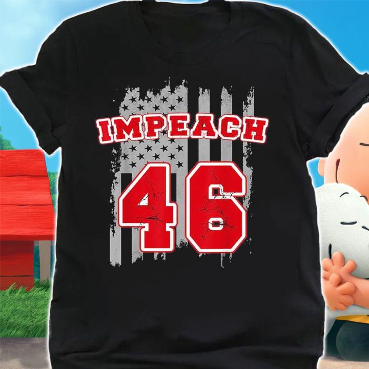Republican Conservative Anti Biden Impeach 46 Joe Biden T-Shirt