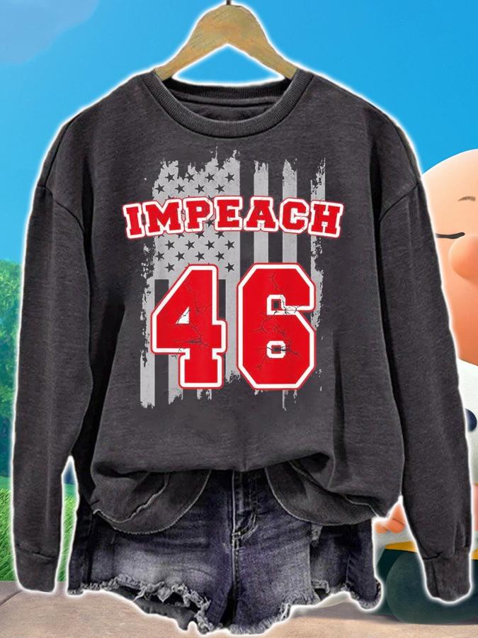 Republican Conservative Anti Biden Impeach 46 Joe Biden T-Shirt
