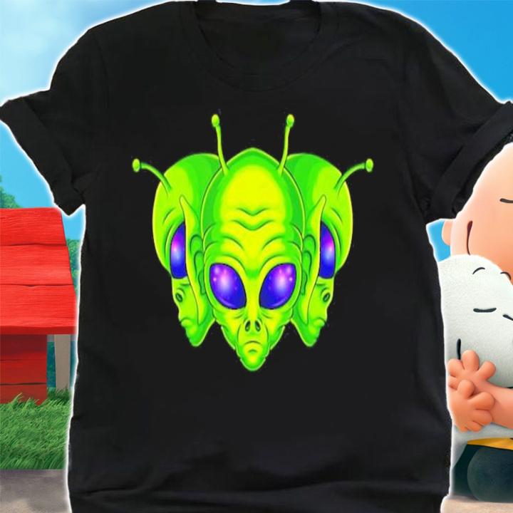 Alien Head Colorful shirt shirt
