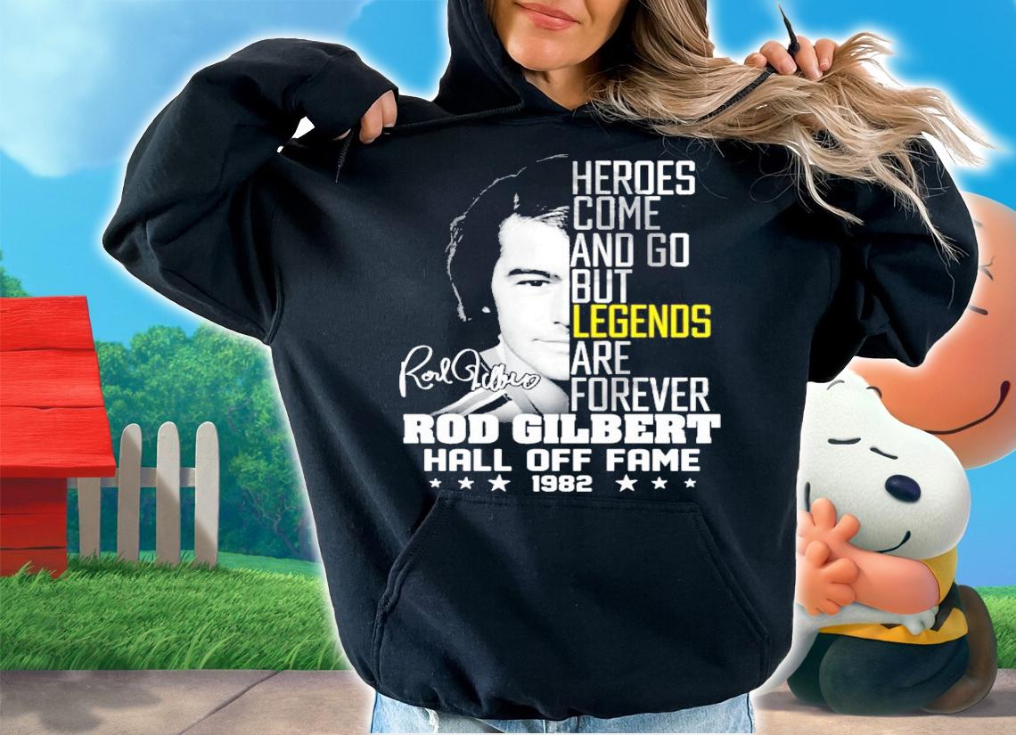 Rod Gilbert hall off fame 1982 signature shirt hoodie