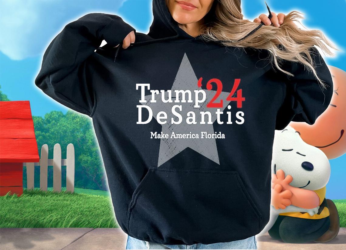 Trump DeSantis 24 Make America Florida T-Shirt