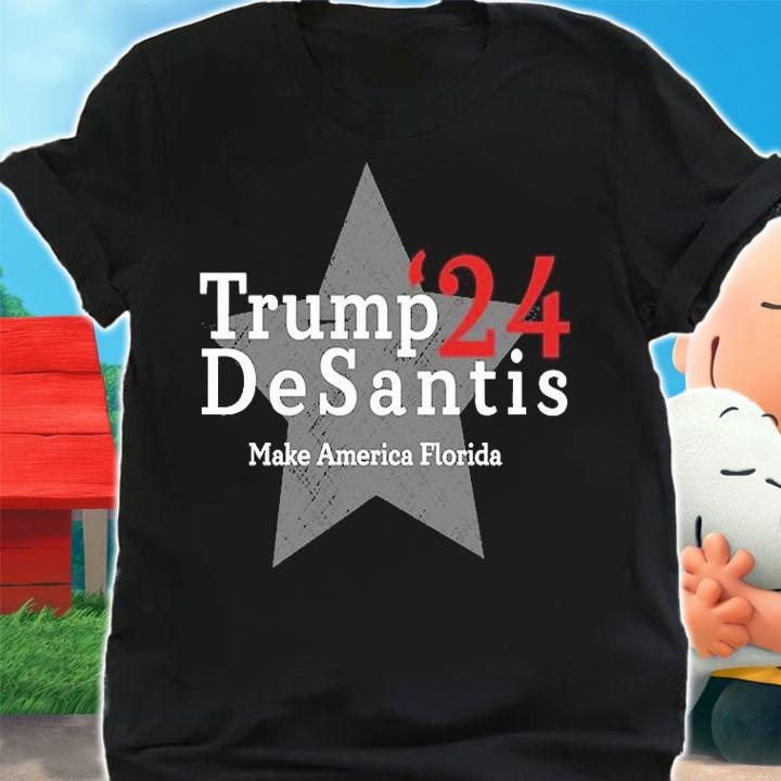 Trump DeSantis 24 Make America Florida T-Shirt