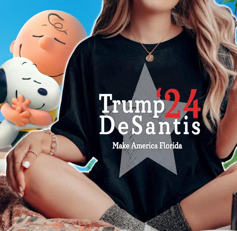 Trump DeSantis 24 Make America Florida T-Shirt