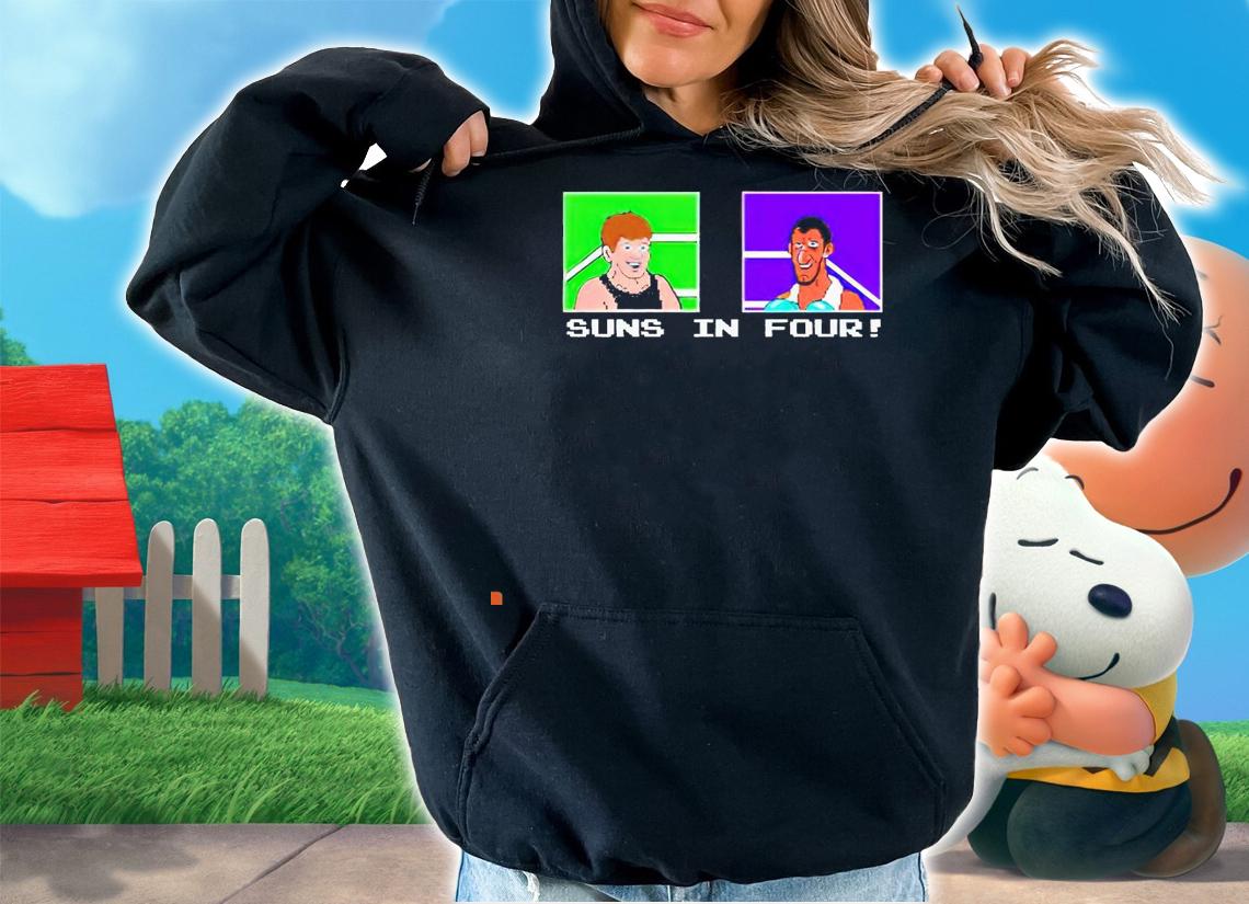 Suns in four video game retro vintage shirt