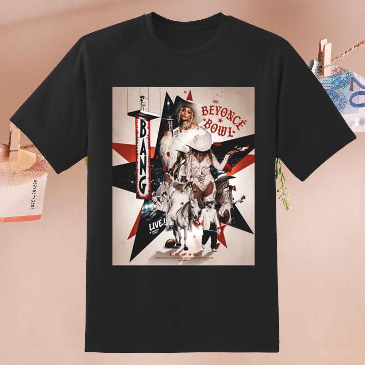 Official The Beyonce Bowl Live Bang Halftime Baltimore Ravens Houston Texans T-Shirt
