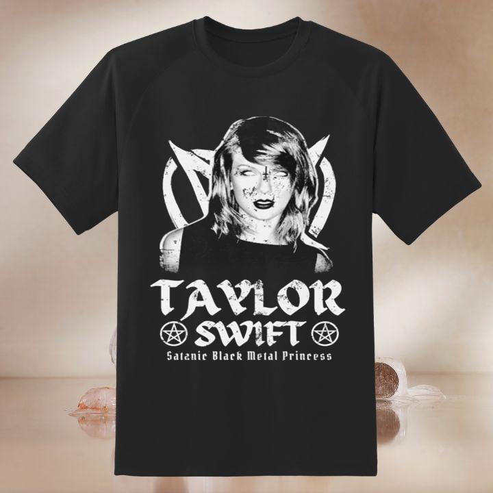 Funny Taylor Swift Satanic Black Metal Princess Shirt