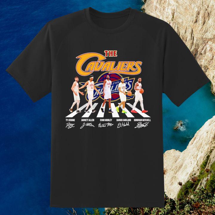 The Cleveland Cavaliers Abbey Road Signatures Funny Basketball T-Shirt