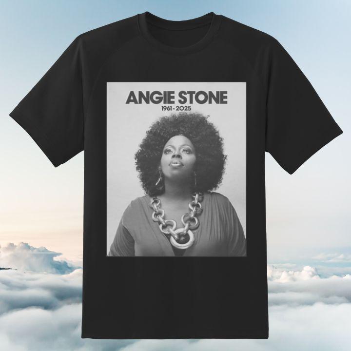 Rip Angie Stone 1961-2025 Tribute Soul Music R&B T-Shirt