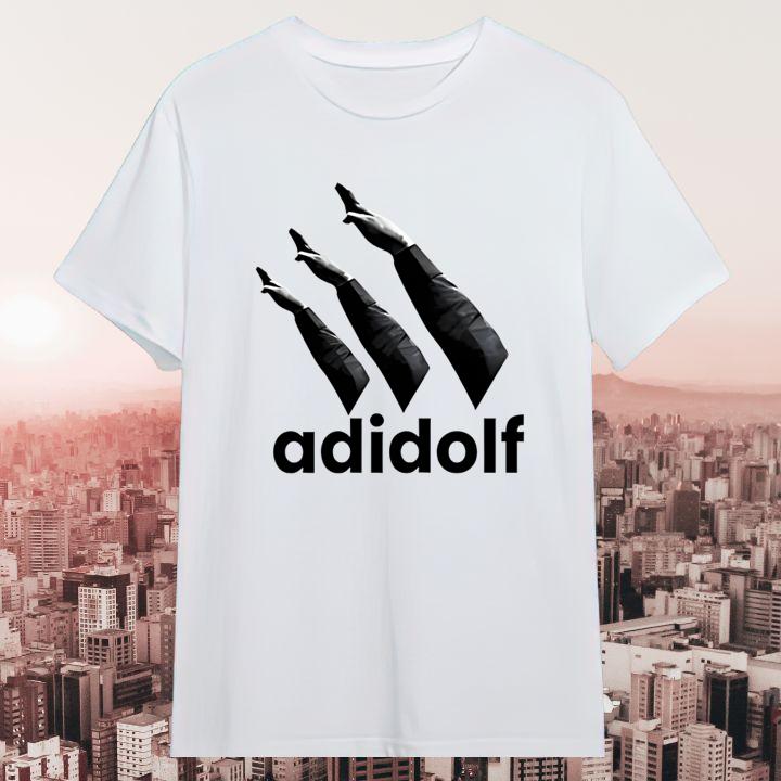 Adidolf Parody Adidas Logo T-Shirt