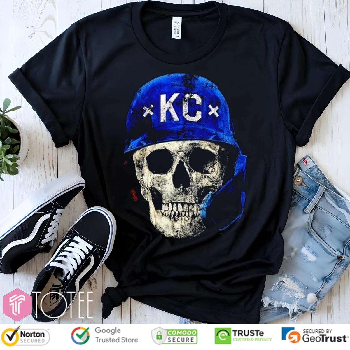 Skull Kansas City Royals T-Shirt