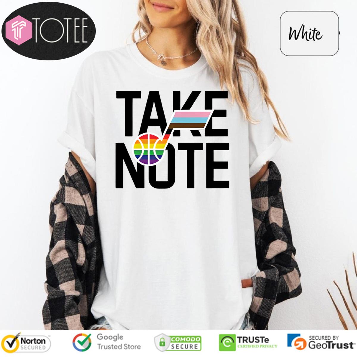 Take Not Utah Jazz Pride Flag Shirt