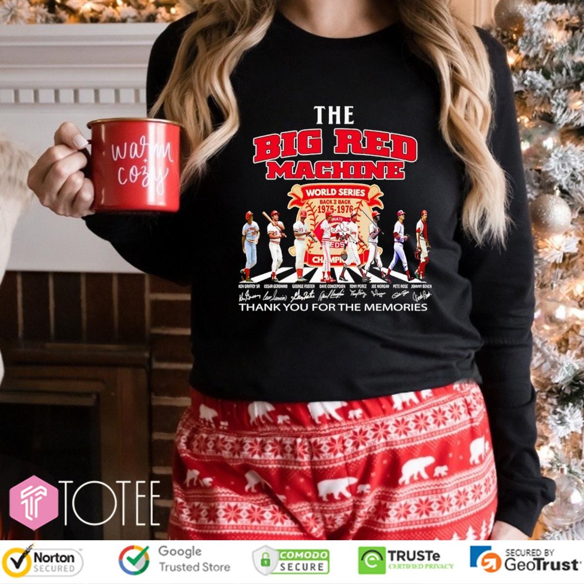 The Big Red Machine Cincinnati Reds Abbey Road Signatures Long Sleeve
