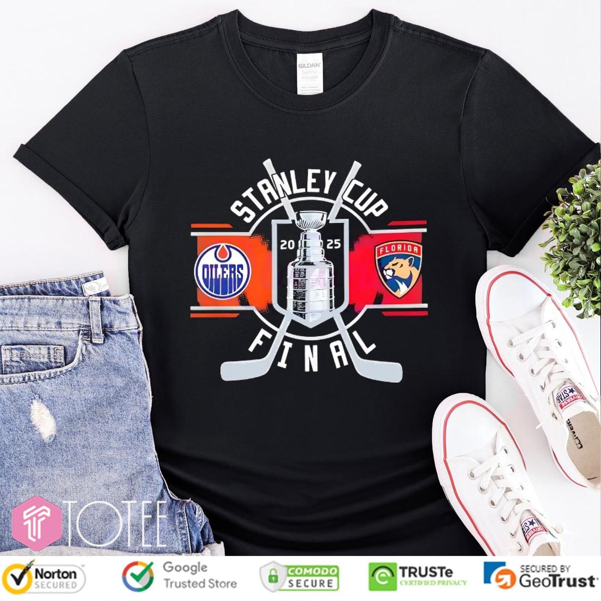 Edmonton Oilers Vs Florida Panthers Stanley Cup Final 2025 T-shirt