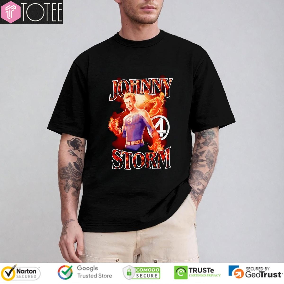 The Fantastic 4 Johnny Storm Graphic T-shirt