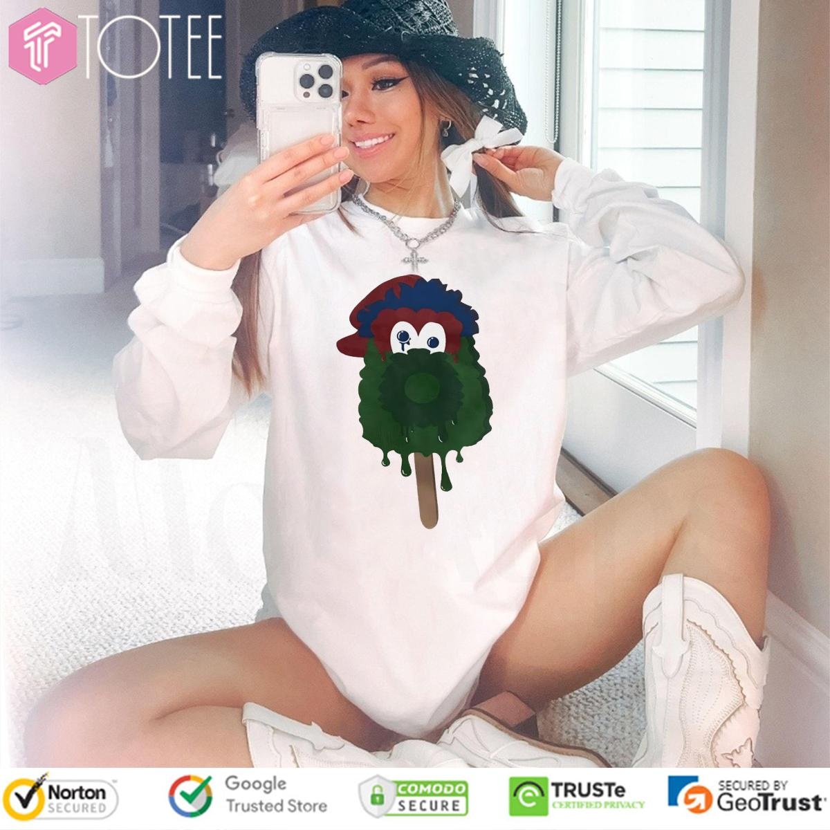 Ice Cream Philadelphia Phillies Mascot Long Sleeve