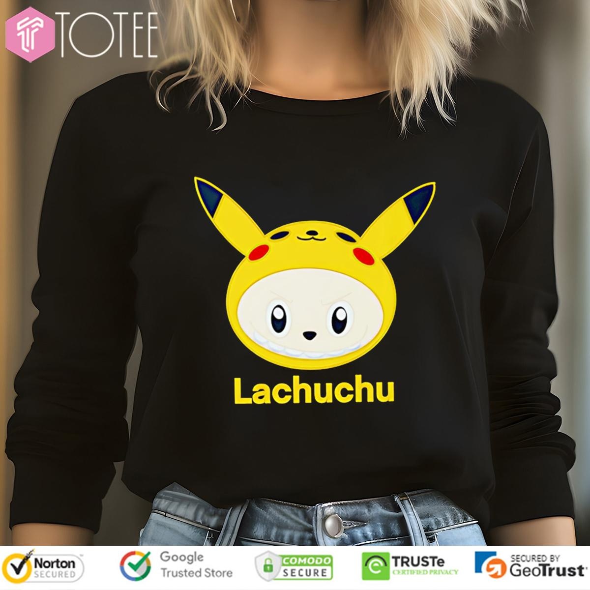 Lachuchu Parody Pikachu Labubu Pokemon Long Sleeve