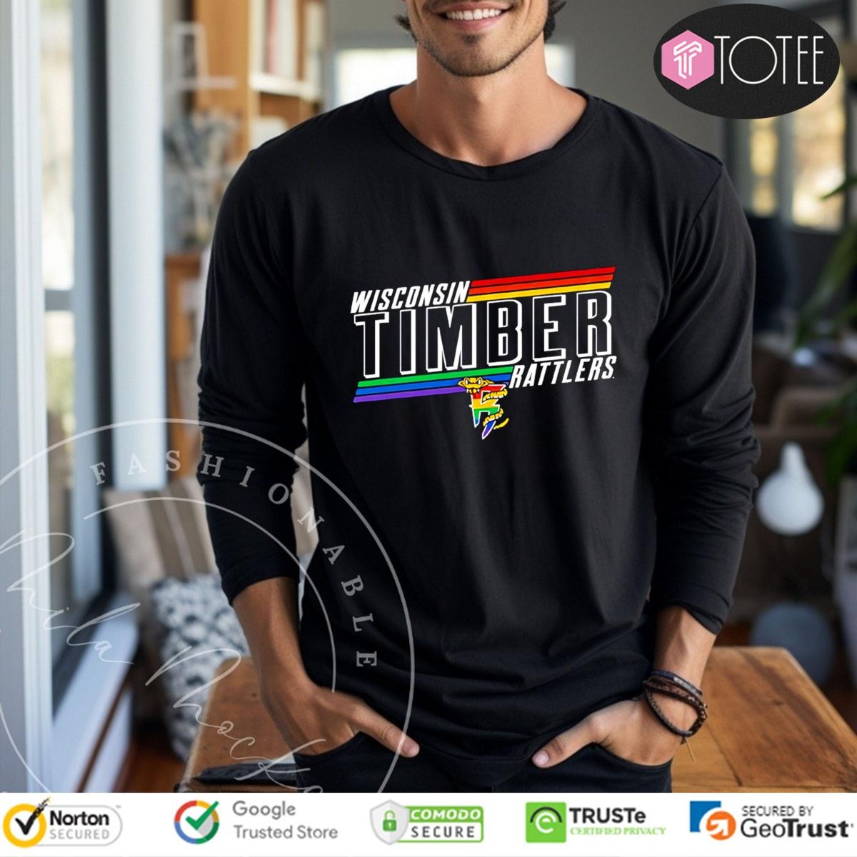 Wisconsin Timber Rattlers Baseball Pride Night Lgbt Long Sleeve